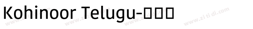 Kohinoor Telugu字体转换